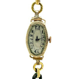 Vintage 1920s Art Deco 9ct Gold Swiss Ladies Watch