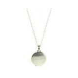 Vintage 1920s Art Deco Enamel Rose Silver Locket Necklace