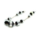 Vintage 1920s Rolled Gold Foil Glass Necklace