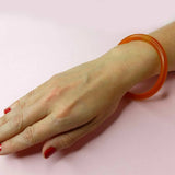 Vintage 1930s Butterscotch Bakelite Bangle Bracelet