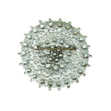 Vintage 1930's Diamante Round Brooch