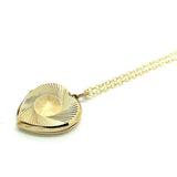 Vintage 1930s Gold Heart Locket Necklace