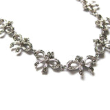 Vintage 1930s Marcasite Bow Necklace