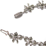 Vintage 1930s Marcasite Bow Necklace