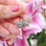 Vintage 1930s Paste Gold Drop Earrings