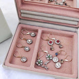 Vintage 1930s Paste Gold Drop Earrings
