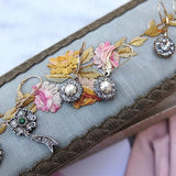 Vintage 1930s Paste Gold Drop Earrings