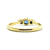 Vintage 1930s Sapphire Diamond 18ct Ring