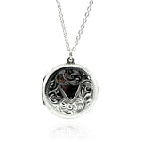 Vintage 1930s Silver Locket Necklace