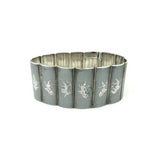 Vintage 1940s / 1950s Siam Silver Nielloware Bracelet