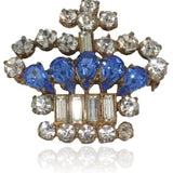 Vintage 1940s Crown Brooch