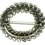 Vintage 1940s Diamante Oval Brooch
