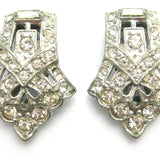 Vintage 1940s Paste Dress Clips