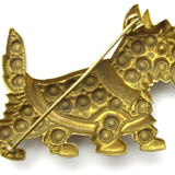 Vintage 1940s Scottie Dog Brooch