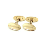 Vintage 1950s 9ct Yellow Gold Cufflinks