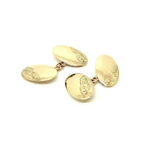 Vintage 1950s 9ct Yellow Gold Cufflinks