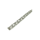 Vintage 1950s Amber Diamante Bracelet