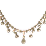 Vintage 1950s Aurora Borealis Drop Necklace