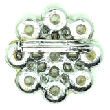 Vintage 1950s Aurora Borealis Flower Brooch