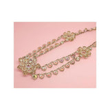 Vintage 1950's Aurora Borealis Three Flower Necklace