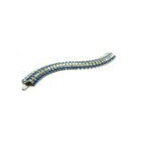 Vintage 1950s Blue Diamante Bracelet
