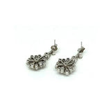 Vintage 1950's Diamante Drop Earrings