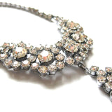 Vintage 1950s Diamante Drop Necklace