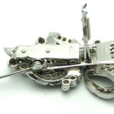 Vintage 1950s Duette Dress Clip Brooch
