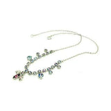 Vintage 1950s Iris Glass Necklace