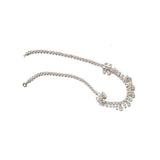Vintage 1950s Rhinestone Flower Choker Necklace
