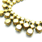 Vintage 1950s Turquoise Gold Necklace