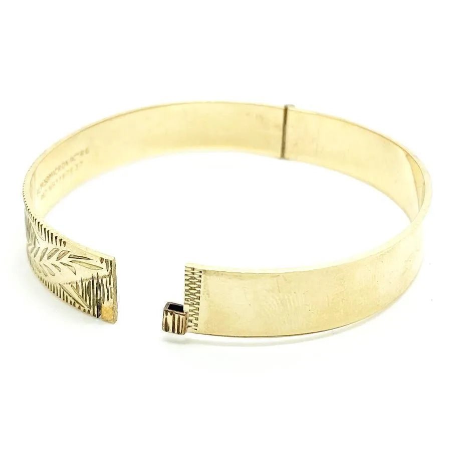 Vintage 1960s 9ct Rolled Gold Bangle Bracelet, view 8