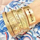 Vintage 1960s 9ct Rolled Gold Bangle Bracelet