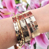Vintage 1960s 9ct Rolled Gold Bangle Bracelet