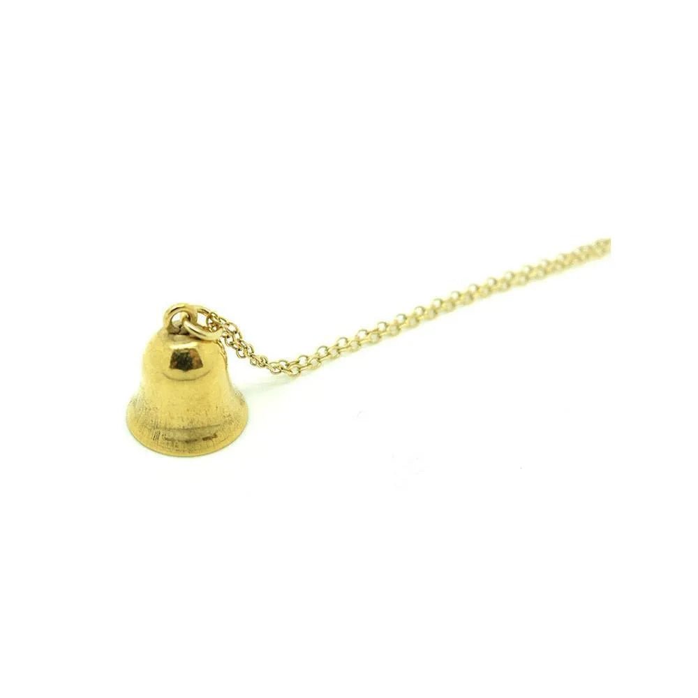 Vintage 1960s Bell Charm Necklace, view 3