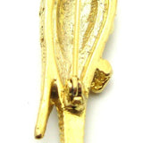 Vintage 1960s Gold Tone Parrot