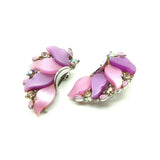 Vintage 1960's Lisner Purple Earrings