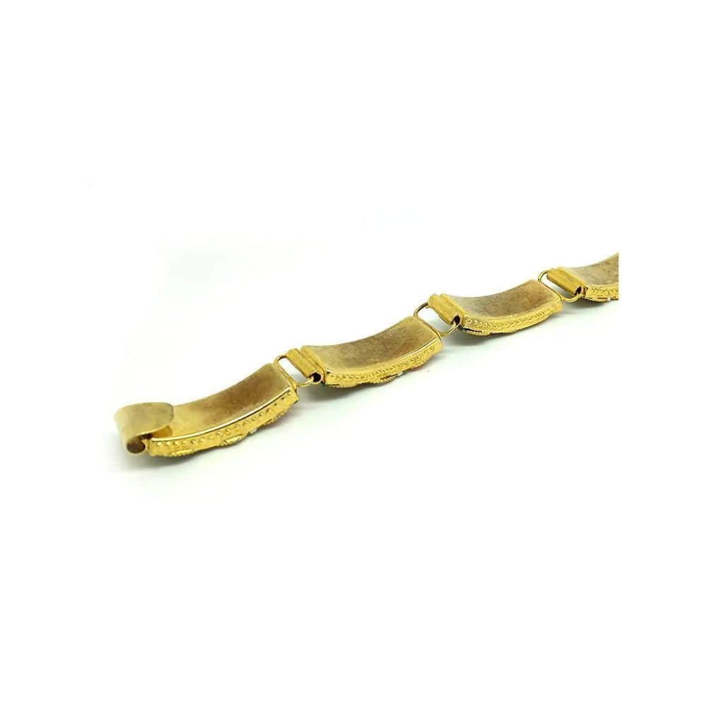 Vintage 1960's Micro Mosaic Bracelet, view 5