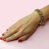 Vintage 1960's Micro Mosaic Bracelet