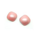Vintage 1960's Pastel Pink Clip Earrings