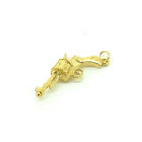 Vintage 1960s Revolver Gun Charm Necklace