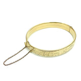 Vintage 1960s Rolled Gold Bangle Bracelet