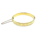 Vintage 1960s Rolled Gold Bangle Bracelet