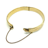 Vintage 1960s Rolled Gold Bangle Bracelet