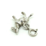 Vintage 1960s Silver Donkey Charm Necklace