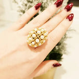 Vintage 1968 Avon Pearl Perfume Ring