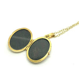 Vintage 1970s 9ct Gold Daisy Locket Necklace
