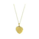 Vintage 1970s 9ct Gold Heart Locket Necklace