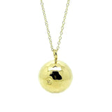 Vintage 1970s 9ct Gold Vermeil Ball Charm Necklace