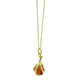 Vintage 1970s 9ct Gold Vermeil Birds Talon Charm Necklace